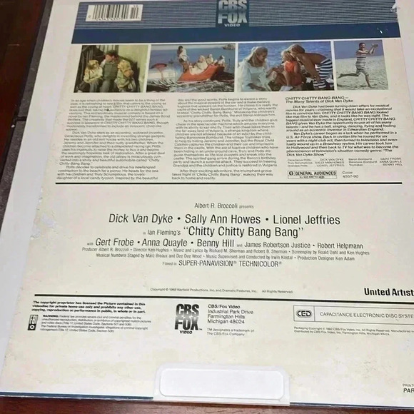 Vintage Chitty Chitty Bang Bang CED - Picture 2 of 8